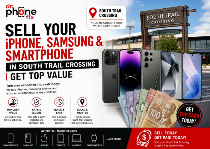 Sell Your iPhone, Samsung & Smartphone in South Trail Crossing | Get Top Value